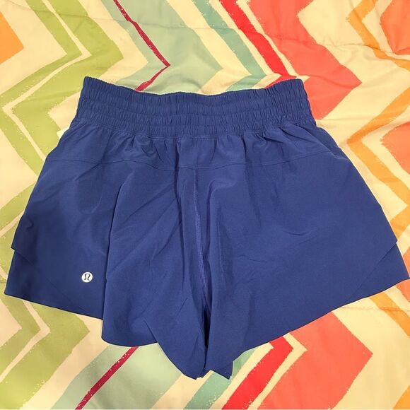 NWT small Lululemon Shake It Out HR Run Short 2.5” Deep Sea/ Cobalt Blue - Picture 6 of 7